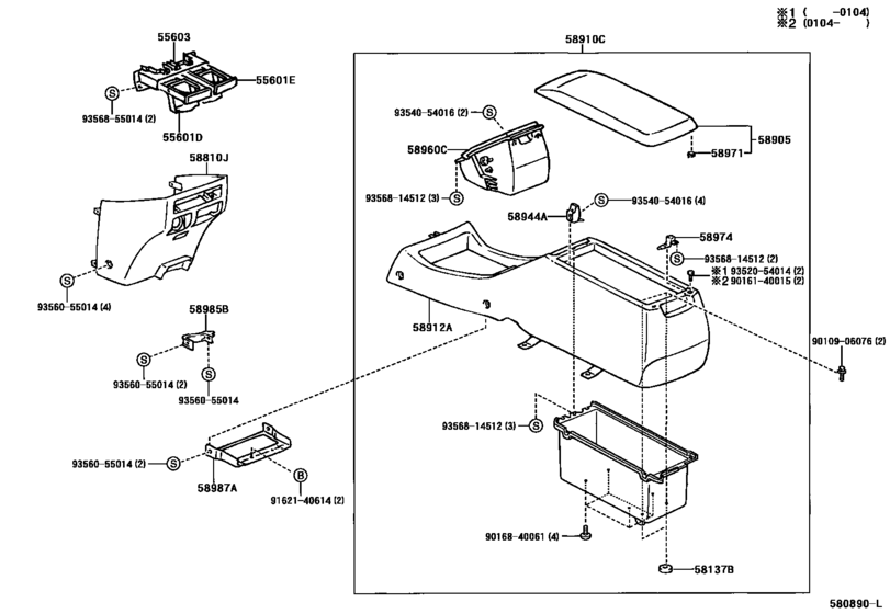 Console Box & Bracket
