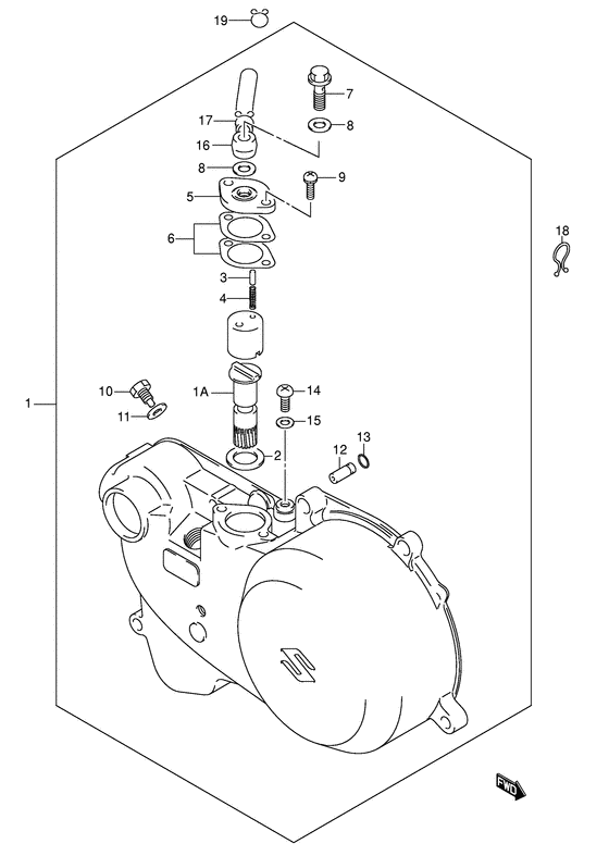 Clutch cover - oil pump