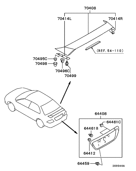 Rear garnish & moulding