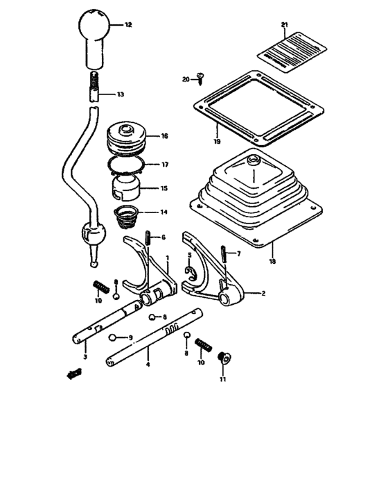 Transfer gear shifting