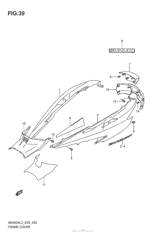 Frame Cover (An400Al3 E33)