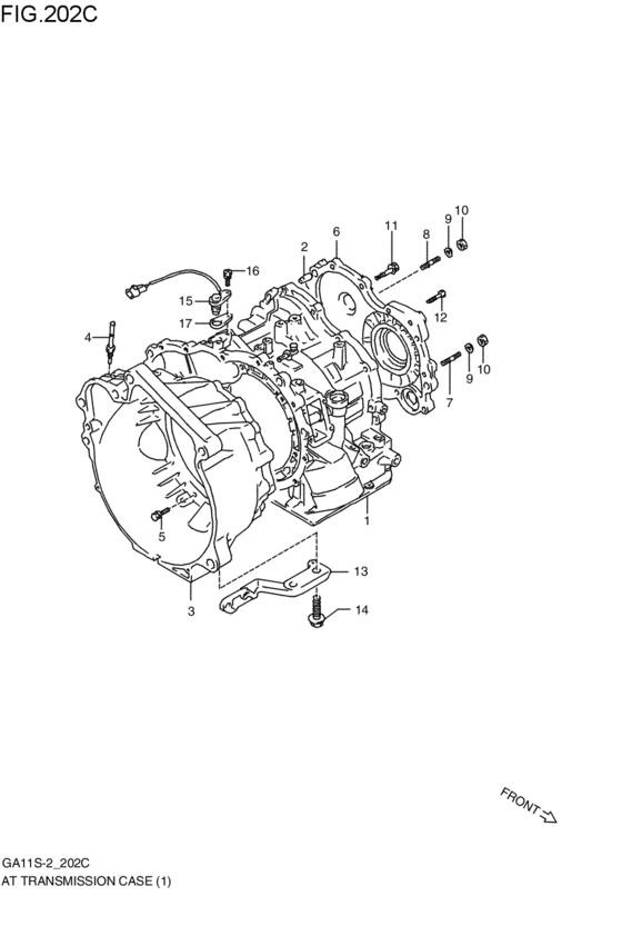 at - transmission case
