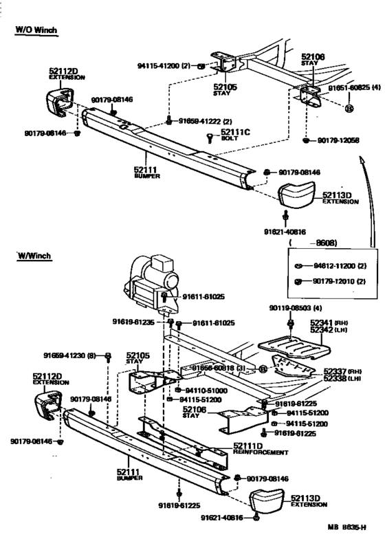 Front Bumper & Bumper Stay