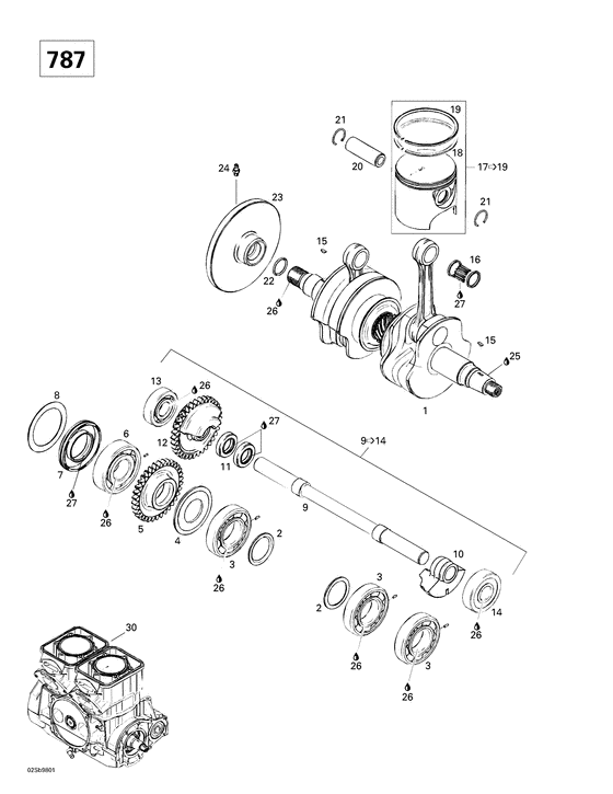 01- crankshaft and pistons