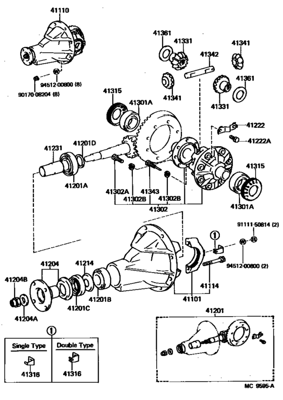 Rear Axle Housing & Differential