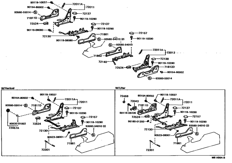 Front Seat & Seat Track