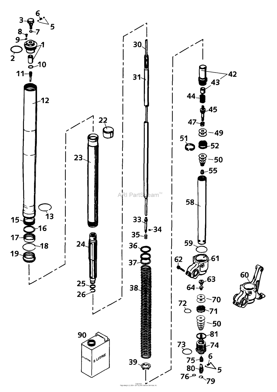 Fork Legs Wp Usd 43