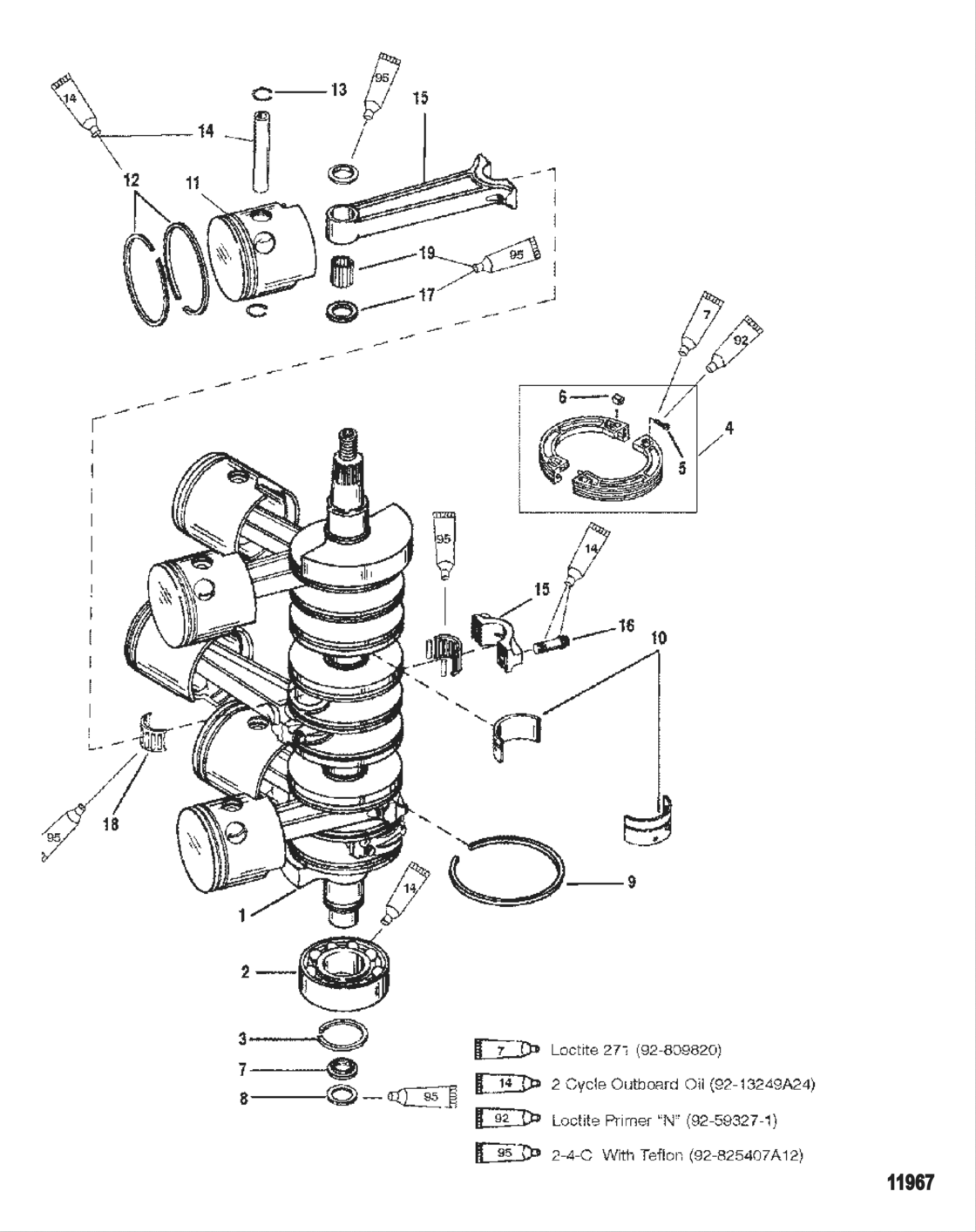 Crankshaft Pistons And Connecting Rods