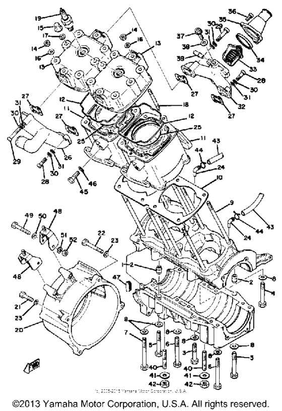 Crankcase & cylinder