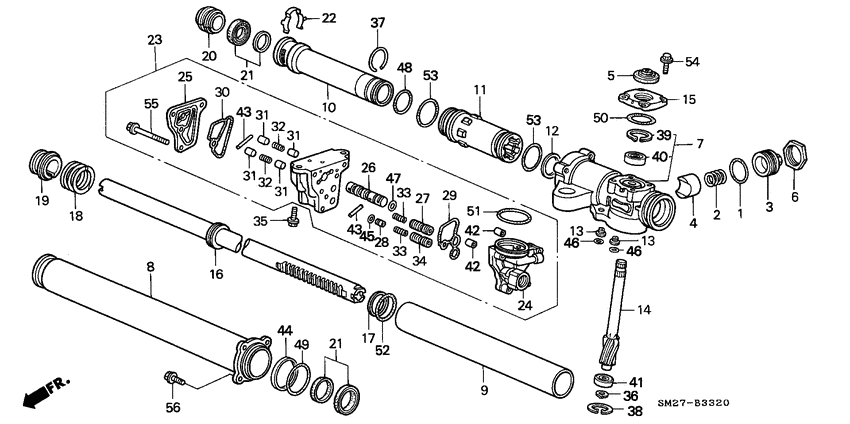 P.s. gear box components