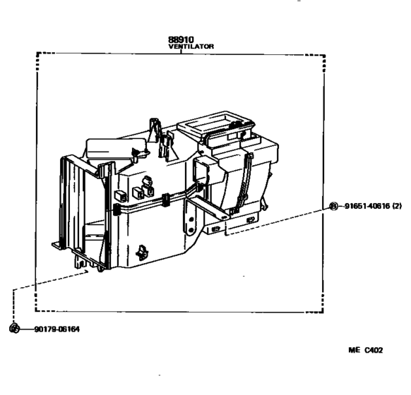 Heating & Air Conditioning - Heater Unit & Blower