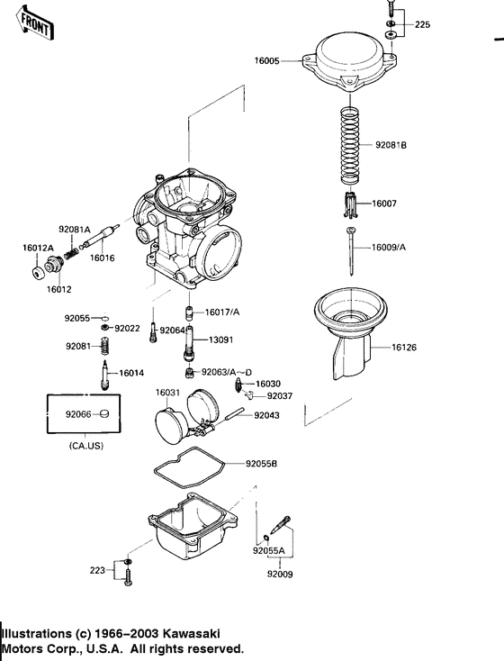 Carburetor parts