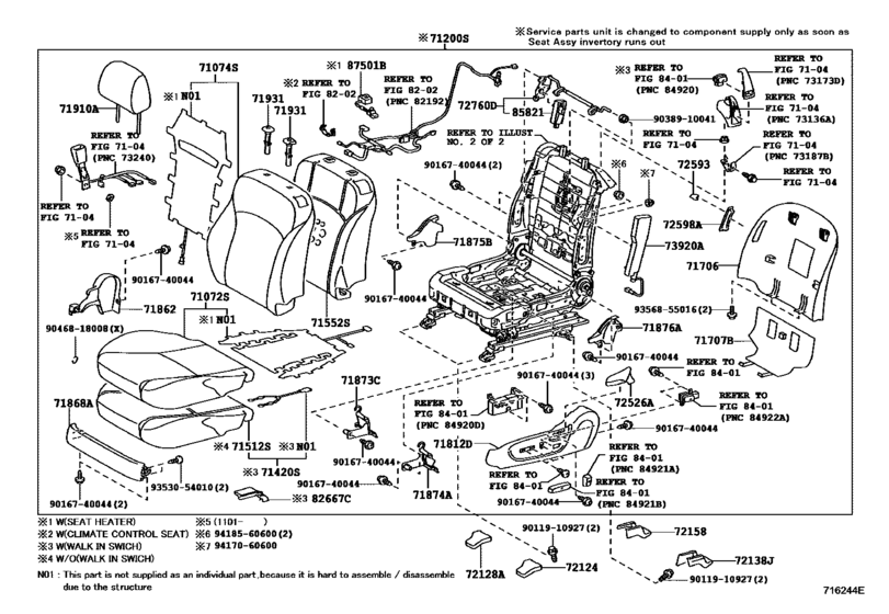Front Seat & Seat Track