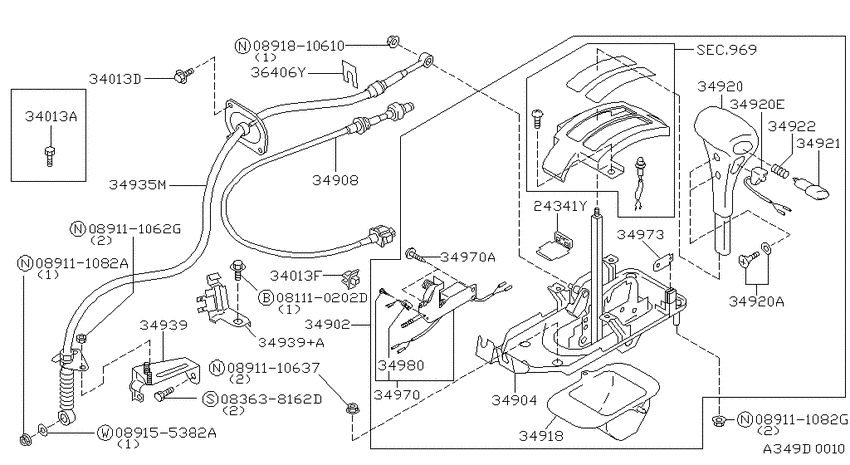 Auto transmission control device