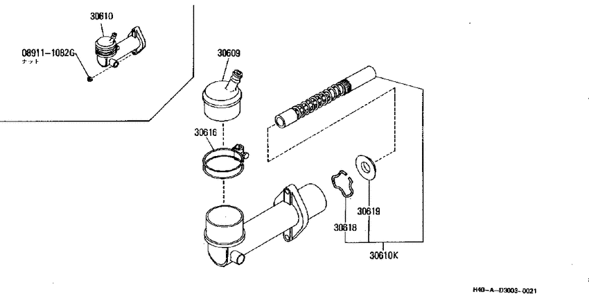Clutch master cylinder