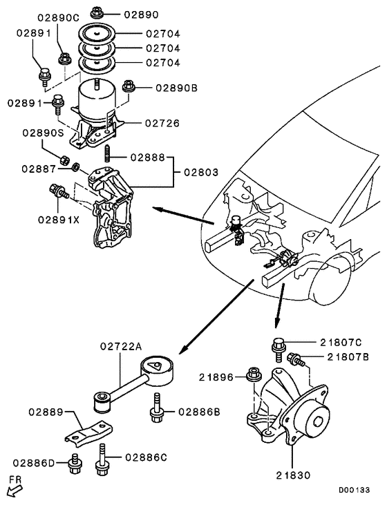 Engine mounting & support
