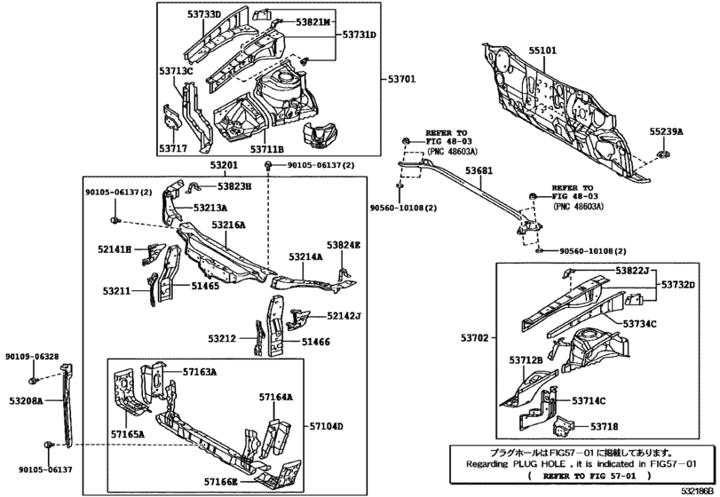 Front Fender Apron & Dash Panel