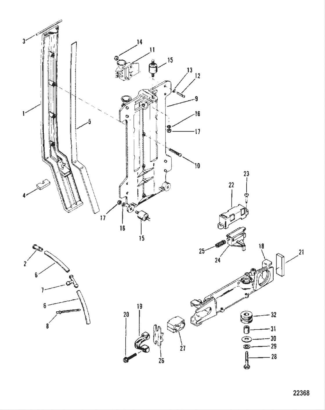 Cowl Mounting Bracket