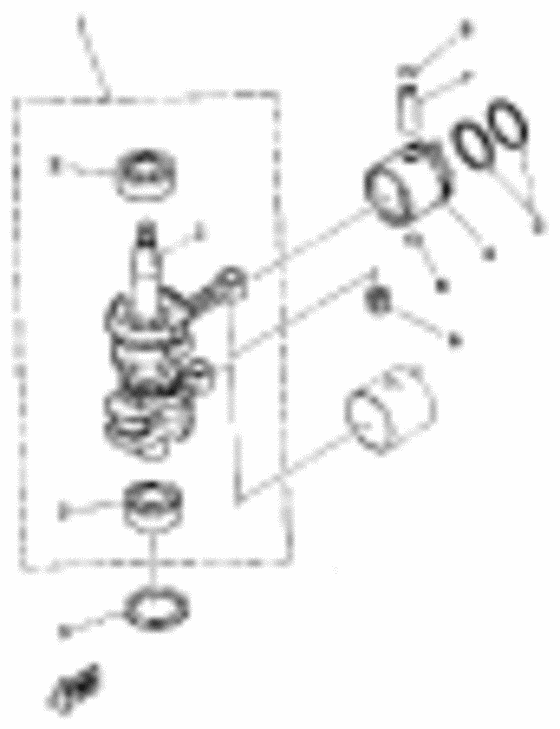Crank piston