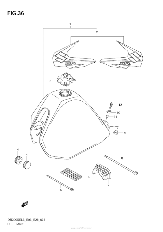 Fuel Tank (Dr200Sel3 E03)
