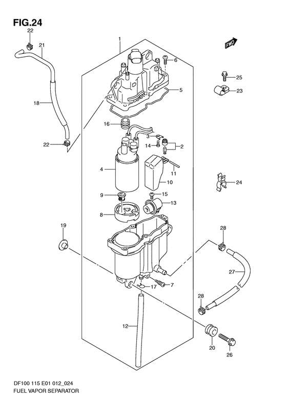 Fuel vapor separator