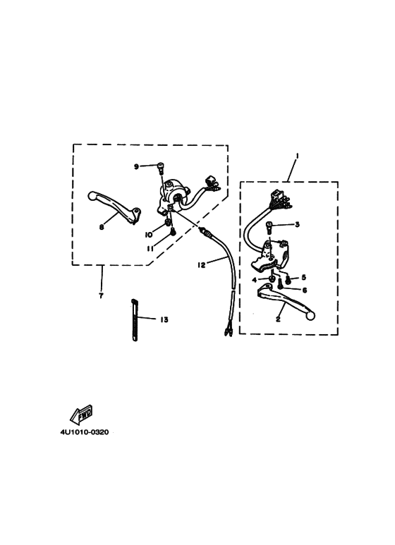 Handle switch & lever