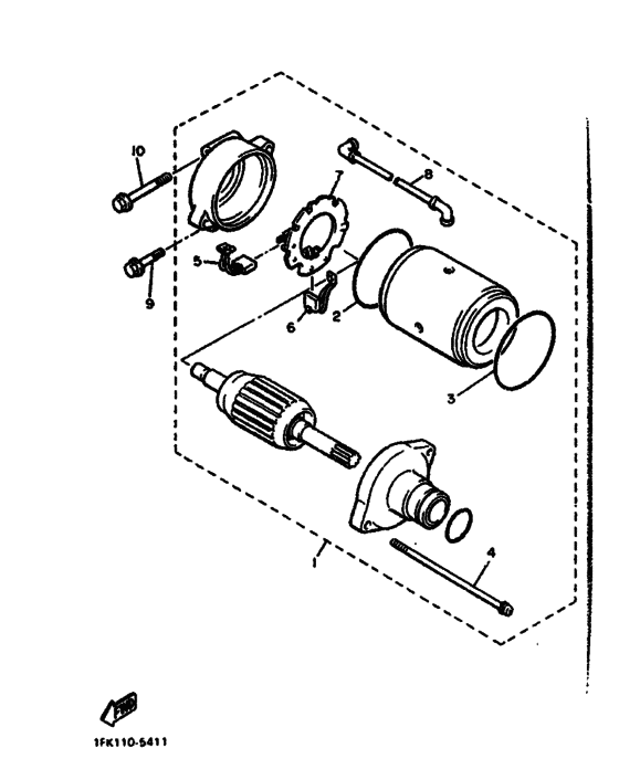 Starting motor
