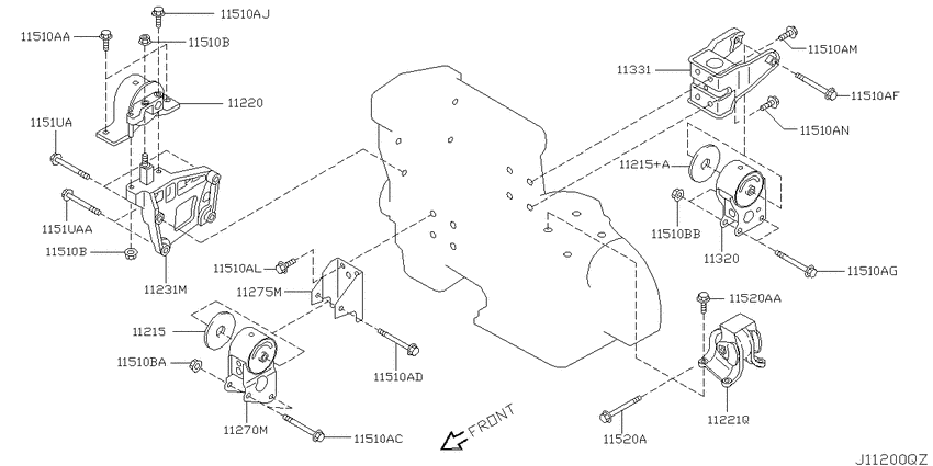 Engine & transmission   mounting