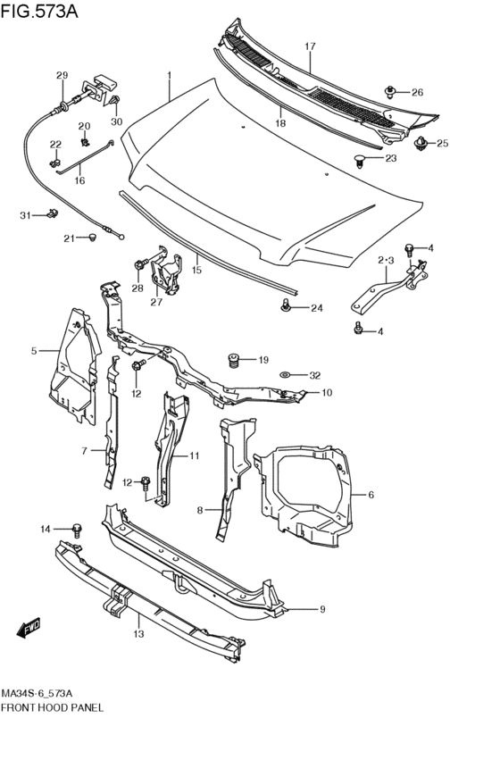 front hood
