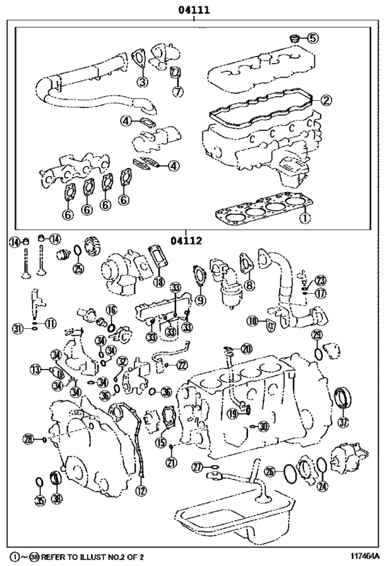 Engine Overhaul Gasket Kit