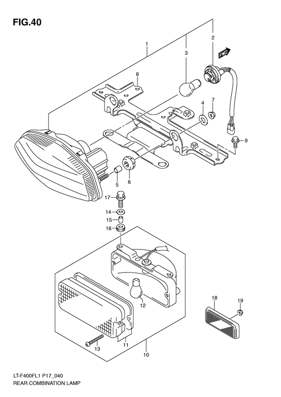 Rear combination lamp