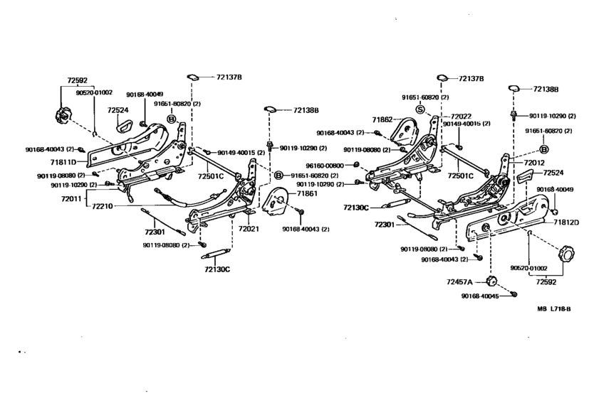 Front Seat & Seat Track