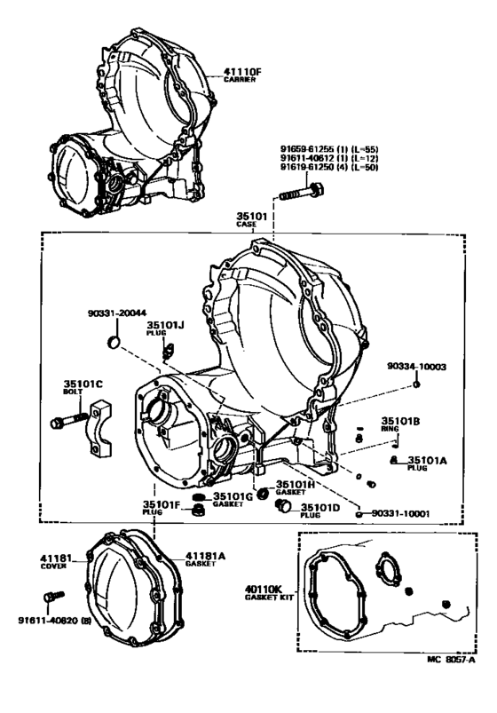 Front Axle Housing & Differential