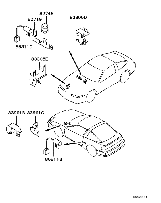 Wiring & attaching parts