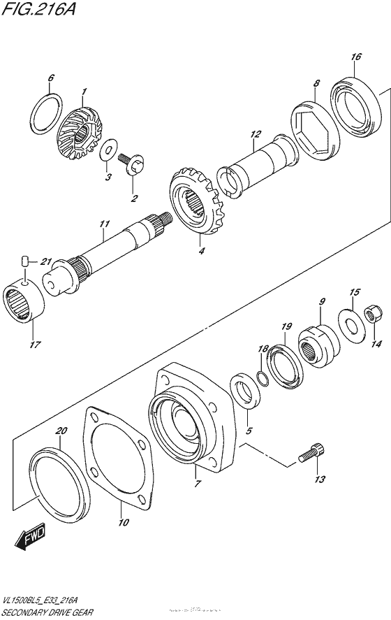Secondary Drive Gear