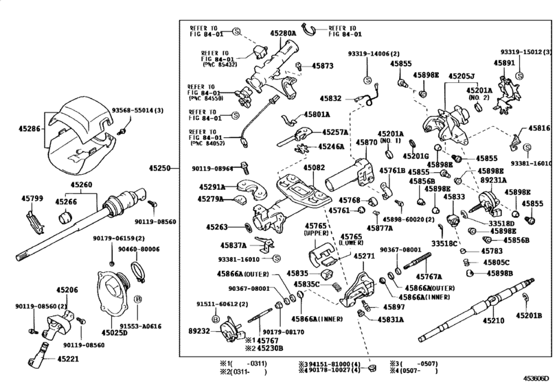 Steering Column & Shaft