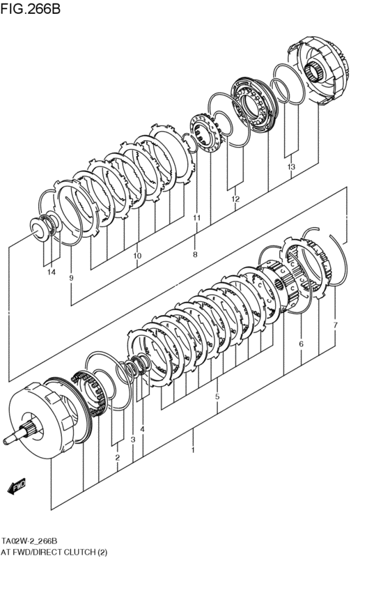 at - forward / direct clutch