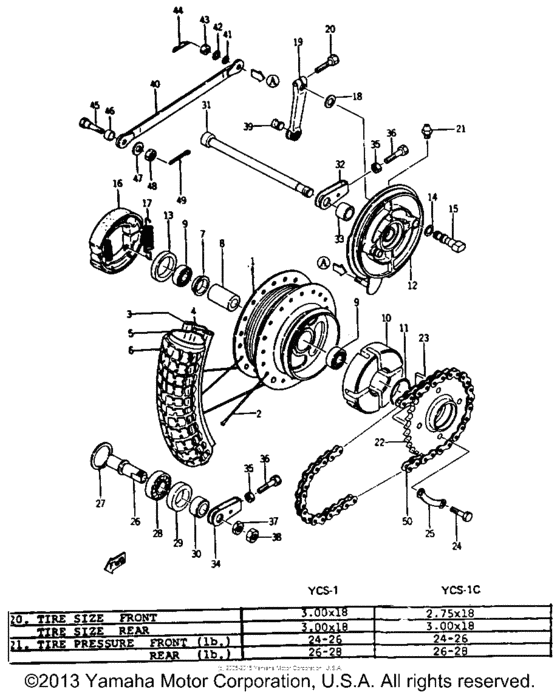Rear wheel