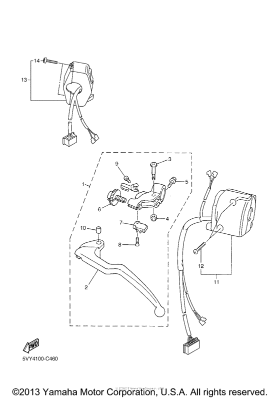 Handle switch & lever