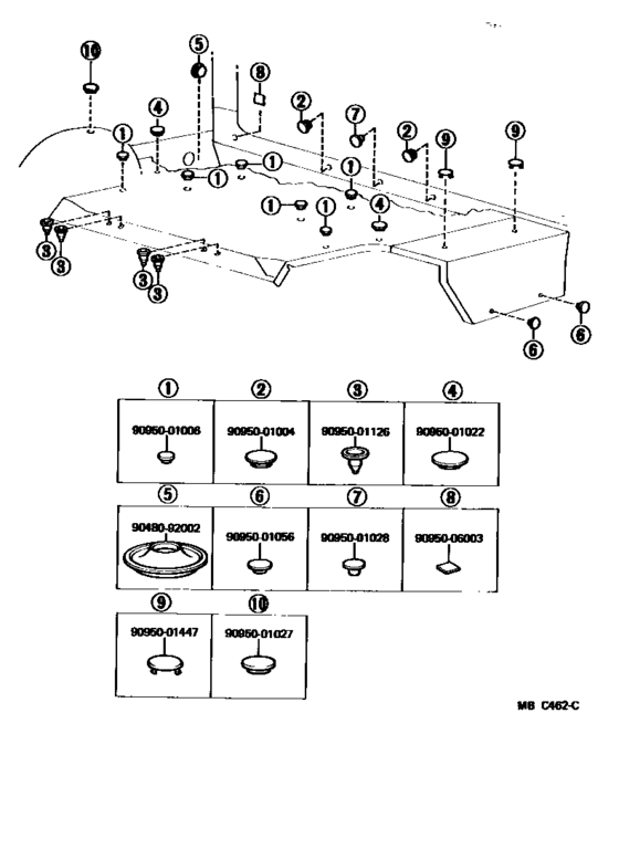 Rear Floor Panel & Rear Floor Member