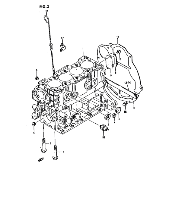 Ensemble bloc cylindre