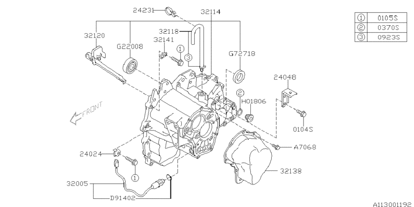 Mt, transmission case