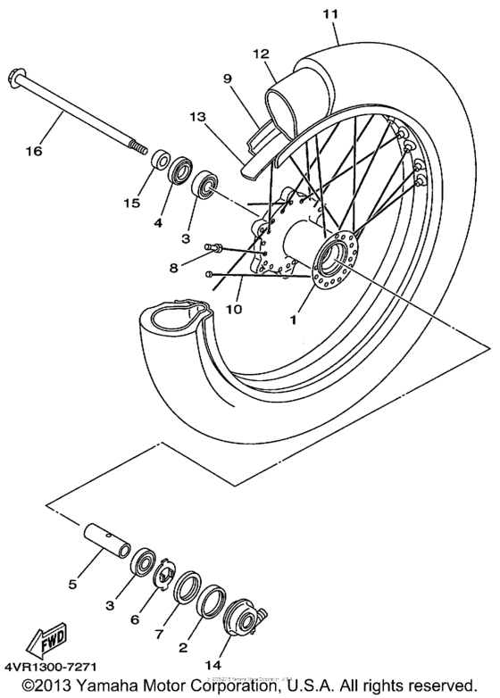 Front wheel