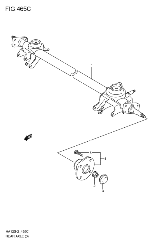 rear axle