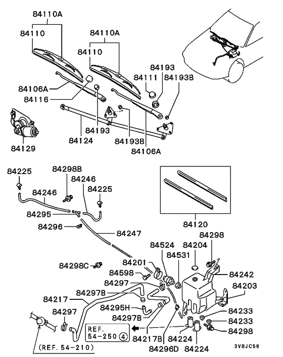 Windshield wiper & washer