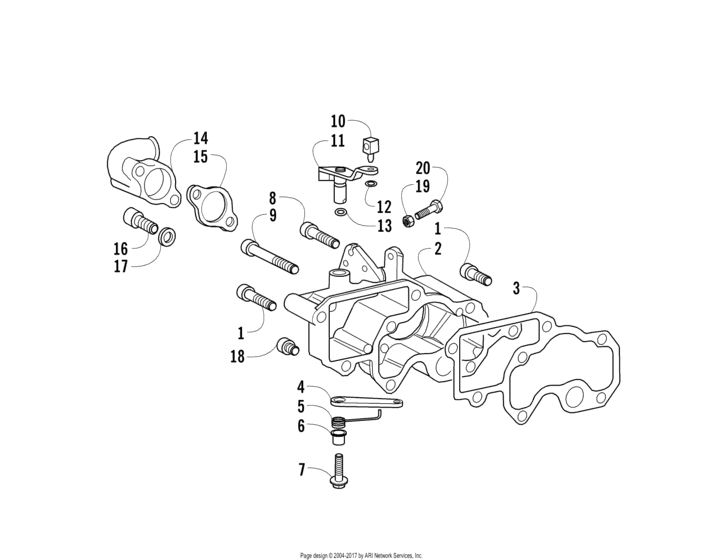 Intake Manifold And Throttle Control Assembly