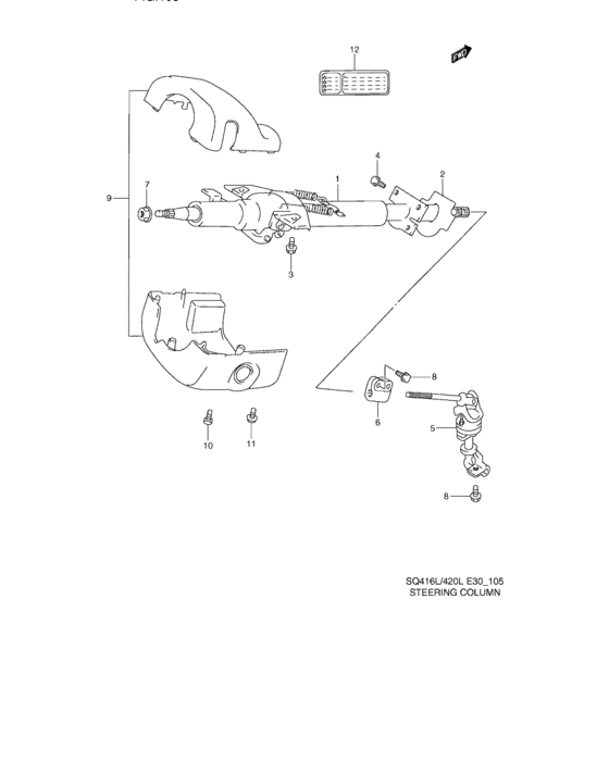 Steering column