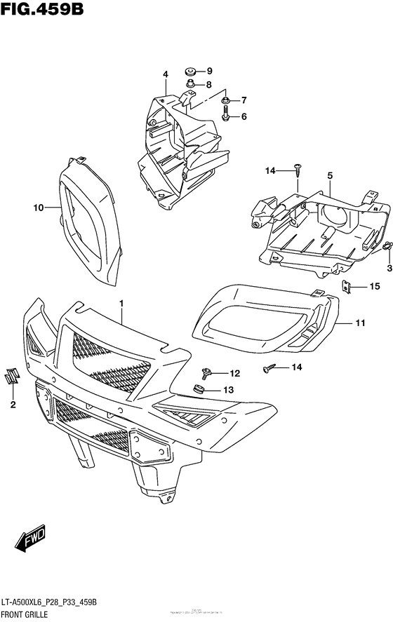 Front Grille (Lt-A500Xl6 P33)