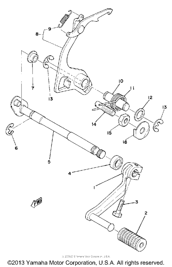 Shift shaft