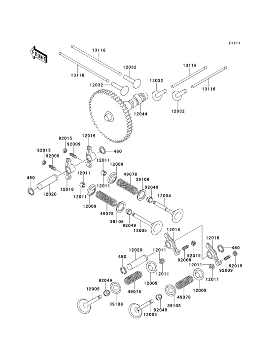 Valve(s)/camshaft(s)